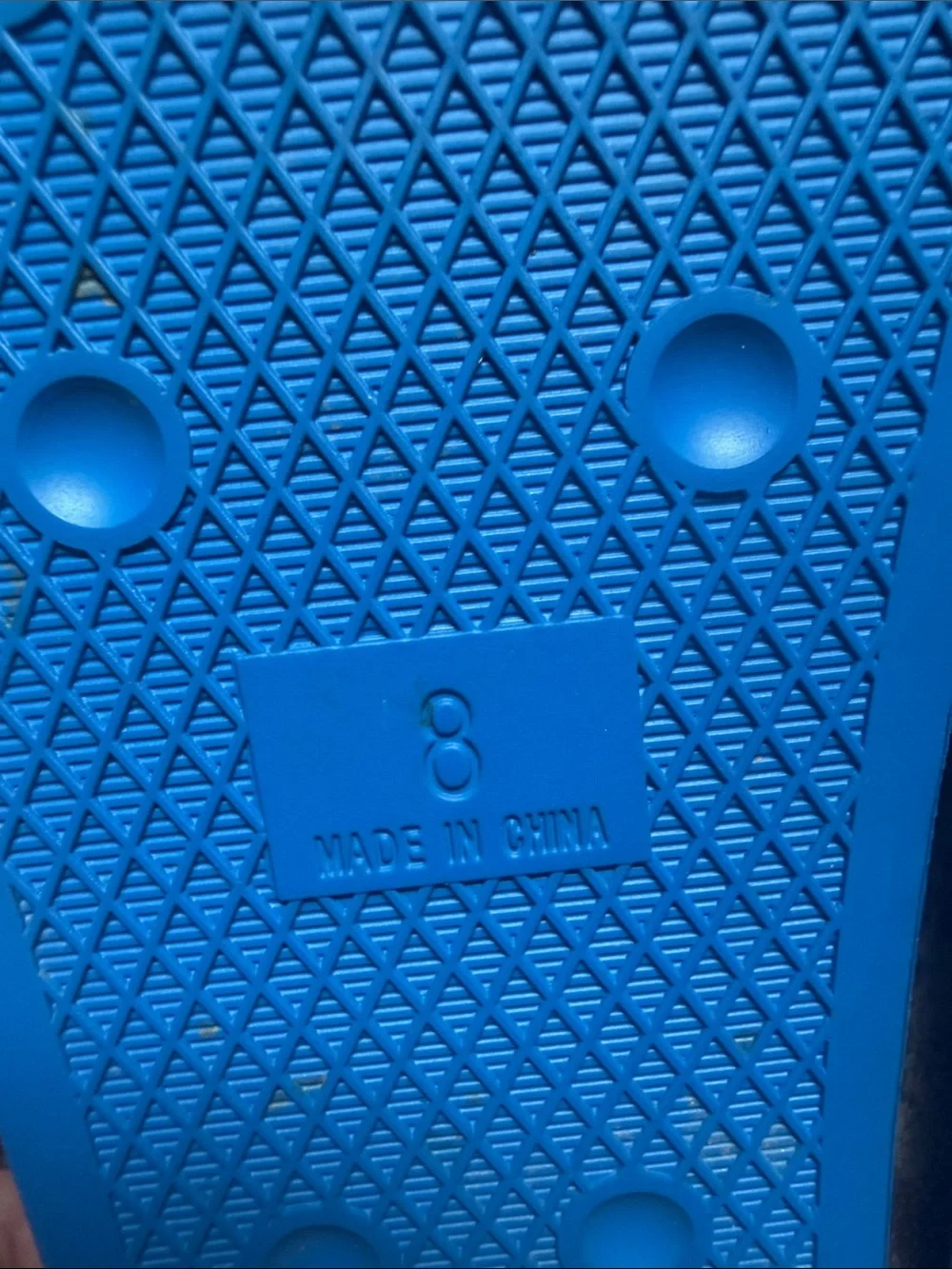 Rare Adidas Women’s Blue Slide Sandals - Size 8 Designed by Ksenia Schnaider